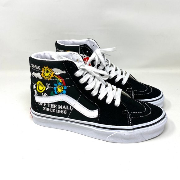 VANS Women's Size 7.5 VN0A5HXV936 SK8-Hi Better Day Anaheim Black Canvas Sneaker - Picture 10 of 11